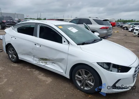 2018 Hyundai Elantra Sel из США, поврежденный, VIN 5NPD84LF2JH391013